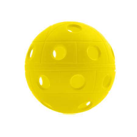 Мяч флорбольный MAD GUY Pro-Line 72 мм (желтый)