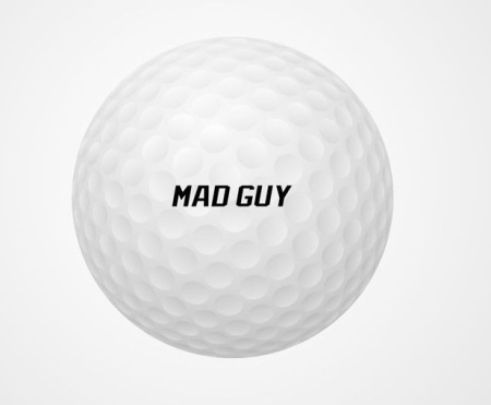 Мяч для гольфа MAD GUY стандартный (4,2 см)
